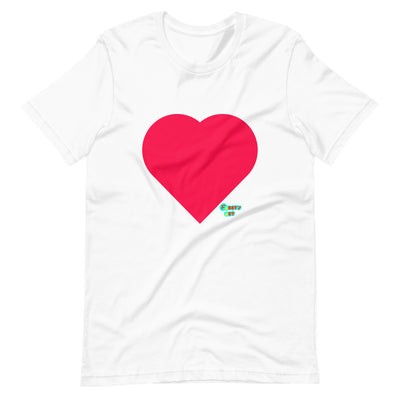 Red heart Unisex t-shirt