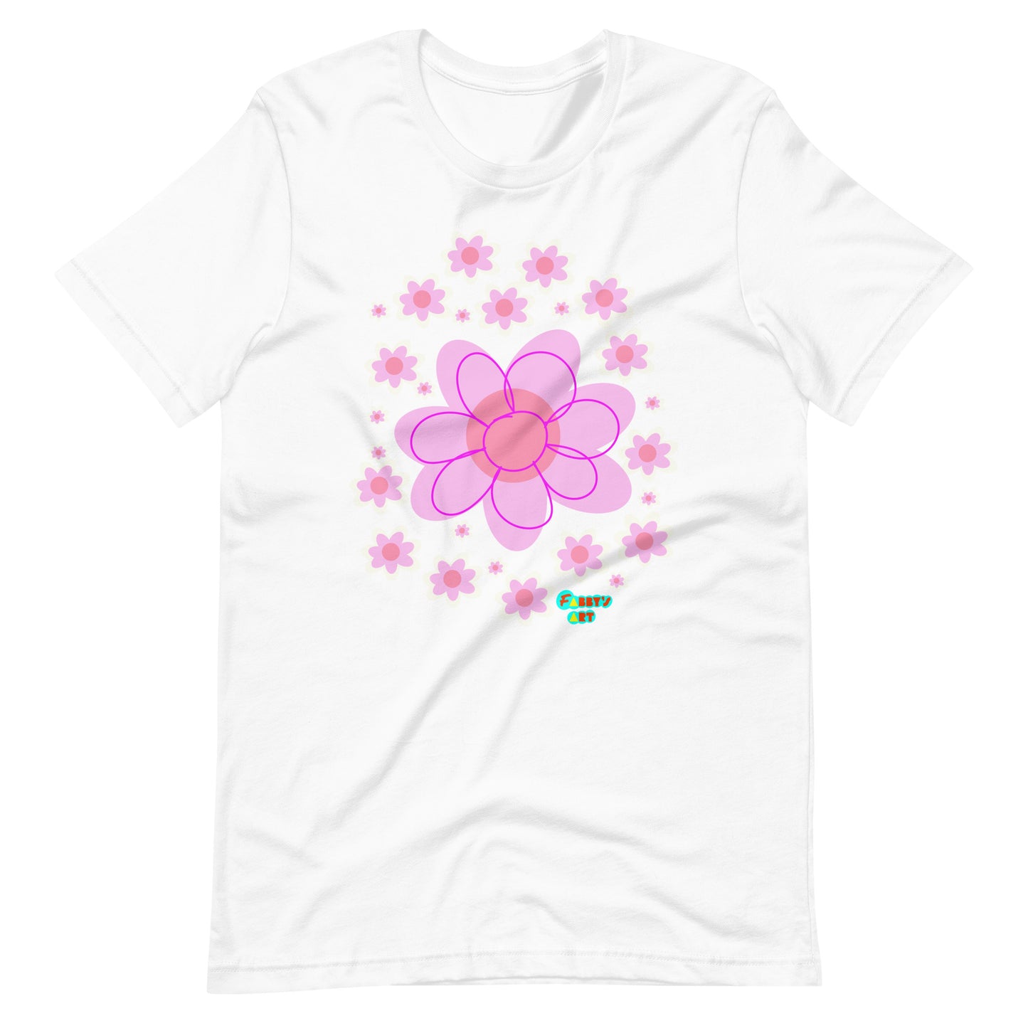 Pink Flower Unisex t-shirt