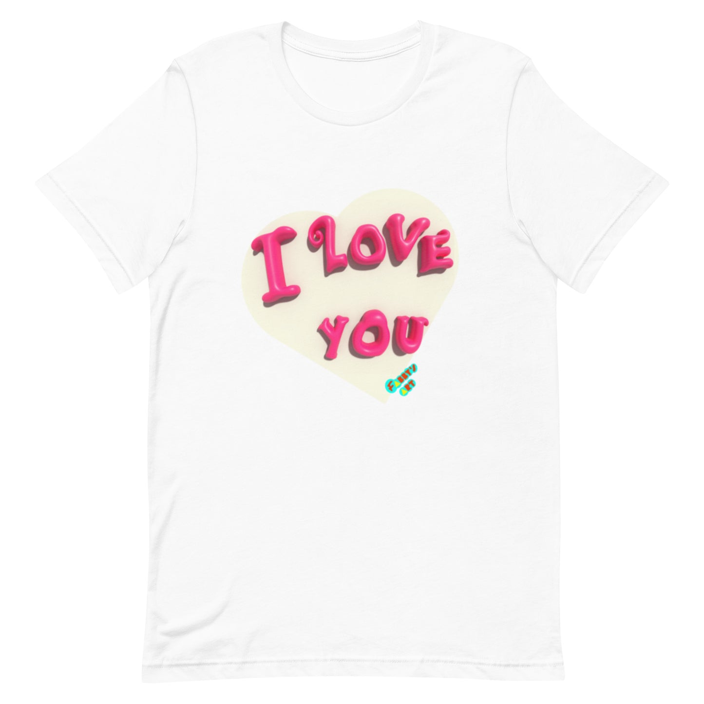 I love you heart Unisex t-shirt