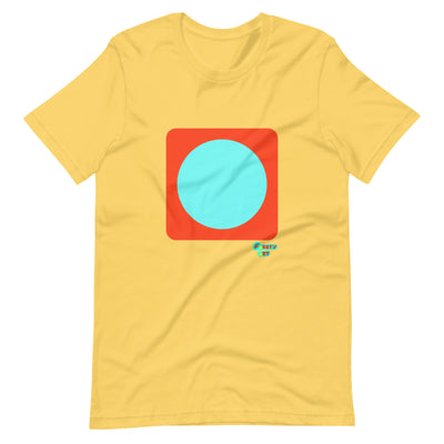 Circling around orange Unisex t-shirt