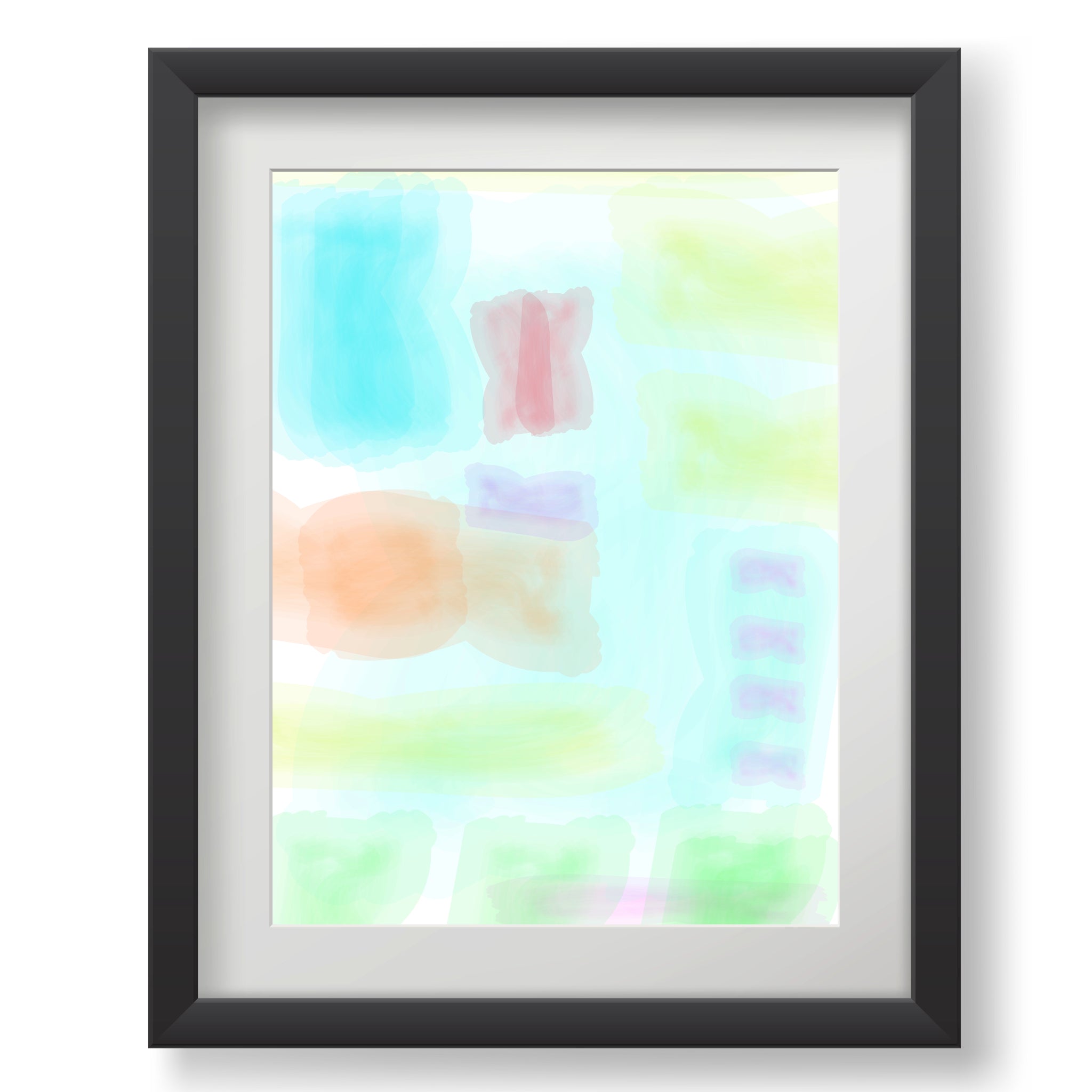 Watercolor Abstract Poster