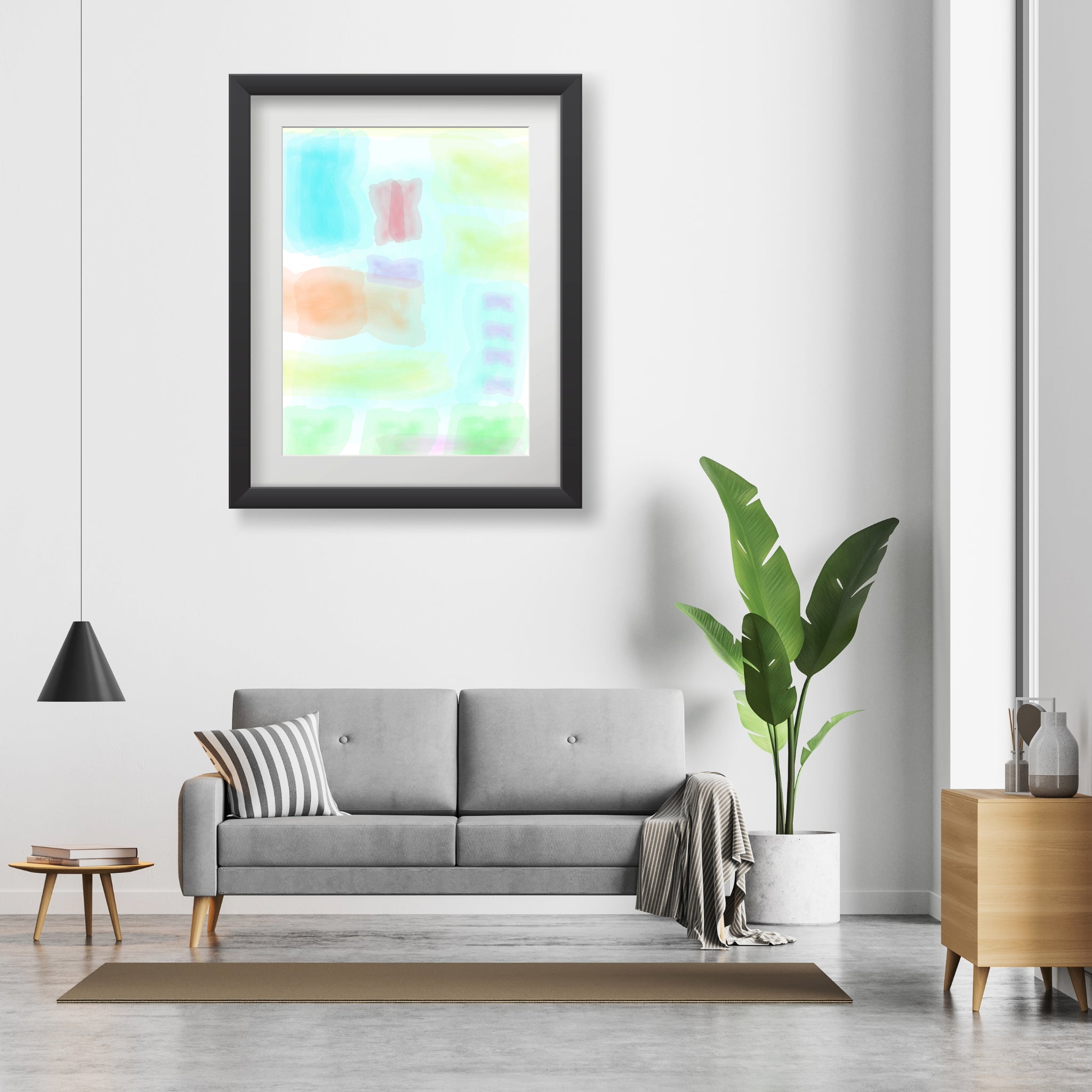 Watercolor Abstract Poster