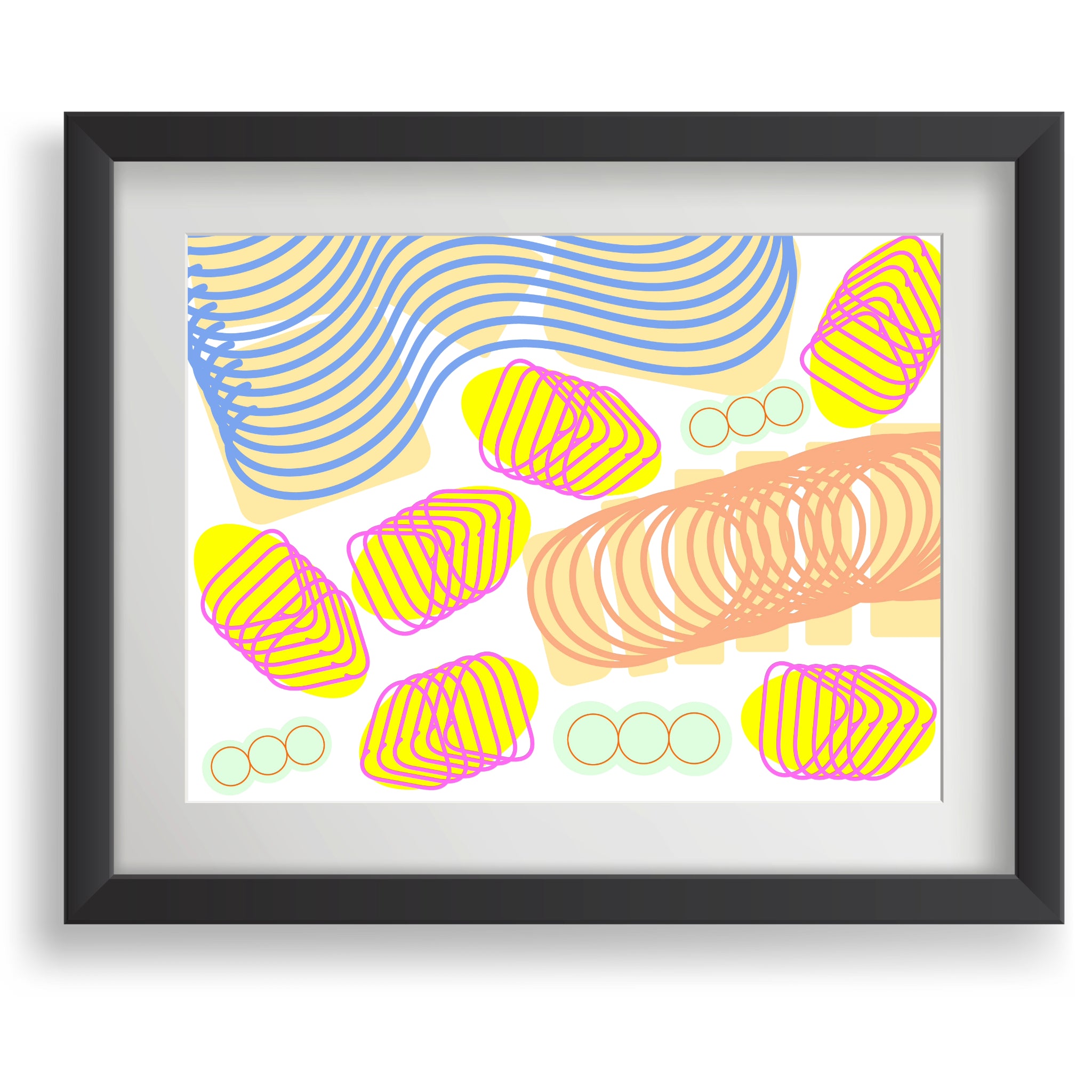 Spiral momentum (white), Poster