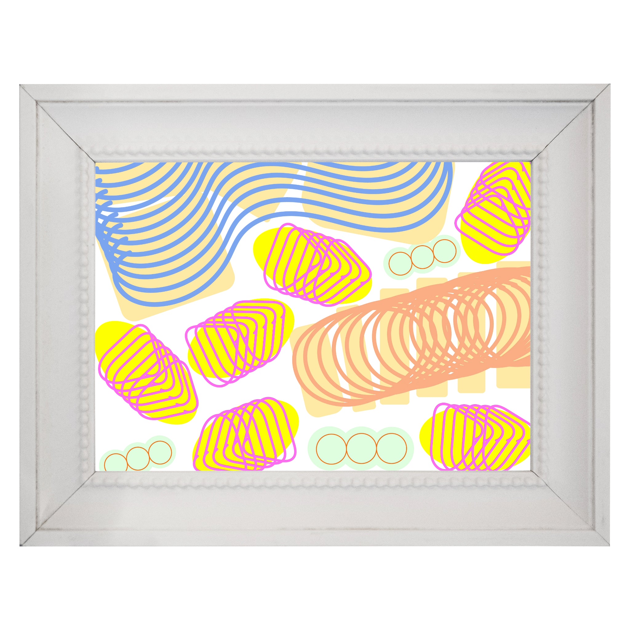 Spiral momentum (white), Poster