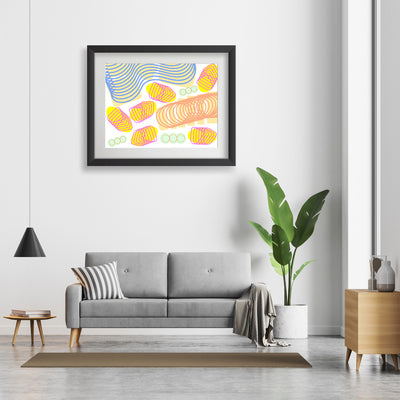 Spiral momentum (white), Poster