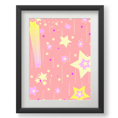 Yellow Stars Poster